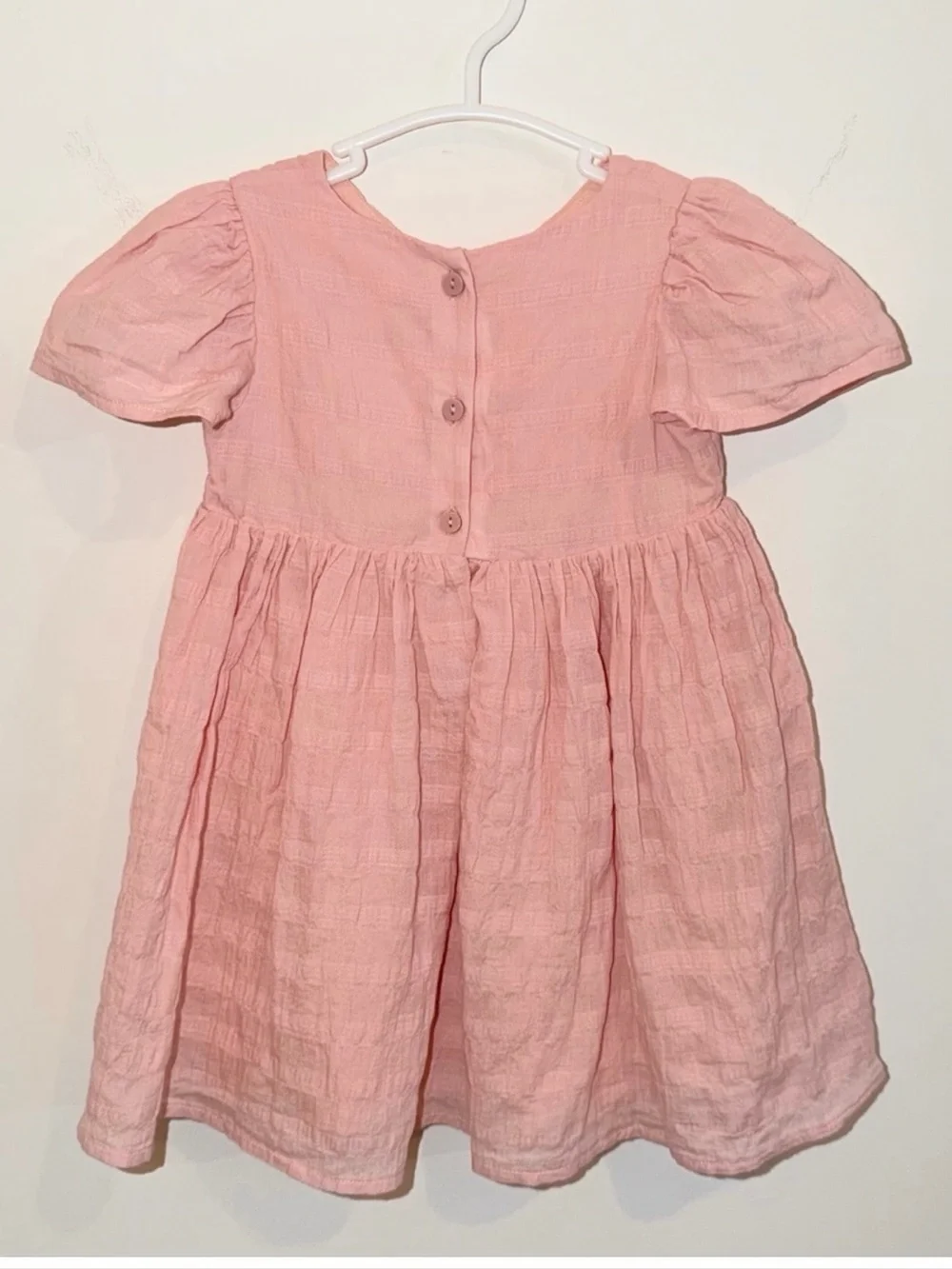 H&M Wrapover Pink Cotton Dress